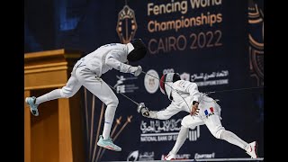 Cairo 2022 Individual Mens Épée Fencing World Championships Finals Highlights [upl. by Etna829]