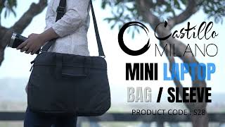 Mini Laptop bag  Laptop Sleeve with inner compartments  Convertible to Sling Bag [upl. by Nitreb]