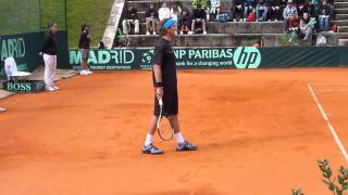 Lukas Lacko vs Rui Machado Davis Cup 2011 6th March [upl. by Fisher]