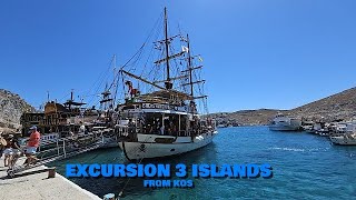 KOS Greece  3 Islands Cruise [upl. by Chevalier726]