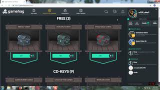 Gamehag  How to get free on the gamehag chest  New code [upl. by Einniw452]