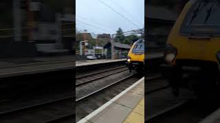 Crosscountry Class 220 zooming past coseley views automobile publictransport trainjourney [upl. by Nosnaj]