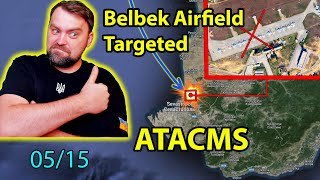 Update from Ukraine  Belbek airfield in Sevastopol Crimea was targeted by ATACMS [upl. by Clemmie]