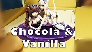 Chocola  Vanilla Pair Figure unboxing [upl. by Kilgore]