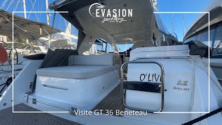 Visite du Beneteau Gran Turismo 36 doccasion millésime 2023 [upl. by Refannej838]