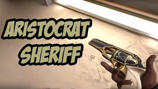 VALORANT  ARISTOCRAT SHERIFF SKIN GAMEPLAY [upl. by Stevy636]