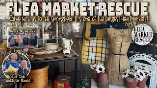 COME SHOP THE SPRINGFIELD ANTIQUE SHOW amp FLEA MARKET FOR HUGE HOME DECOR VINTAGE FINDS PART TWO [upl. by Alue]