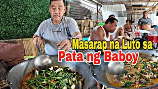 Masarap Luto sa Pata ng Baboy  Pinagluto tayo ng mga kaibigan naten Bago bumalik sa America [upl. by Edgard]