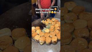 Mi Primer día de Turista en la India probando las famosas hamburguesas callejeras 🍔🤯🇮🇳 [upl. by Dahs]