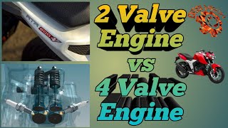 two valve engine vs four valve engine explained [upl. by Itteb530]