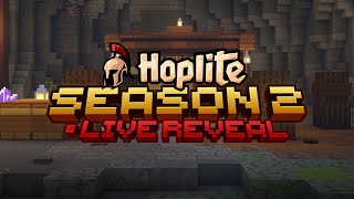 Hoplite Season 2 Live Reveal  New Legendary Weapons [upl. by Waxman]