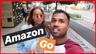 Visitando la tienda de Amazon Go amazongo seattle visitusa [upl. by Nitsuga]