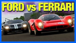 Forza 7  Ford vs Ferrari Recreation [upl. by Alludba4]