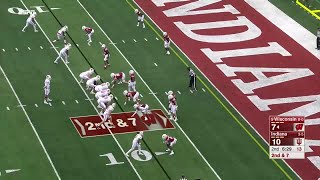 Cephus Hauls in TD Pass vs Indiana [upl. by Bonns342]