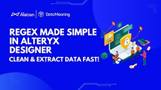 Regex Made Simple in Alteryx Designer – Clean amp Extract Data Fast [upl. by Marston]