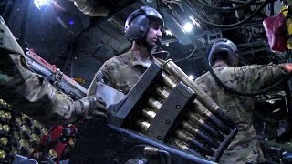 Intense Action Inside The AC130 Gunship [upl. by Aleakim]