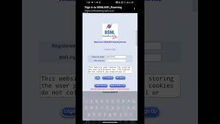 How to connect free BSNLWiFiRoaming bsnlbroadband bsnlfibernet bsnlwifiroaming [upl. by Byler]