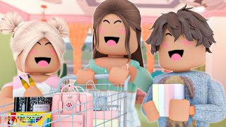 Kids go BACK TO SCHOOL SHOPPING  Roblox Bloxburg Family Roleplay wvoices [upl. by Jessalyn]