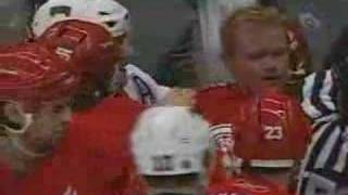 Kronwall nails Lupul [upl. by Aneerol]