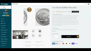 1 OZ SILVER BUFFALO ROUNDS BY XCELERATE INTERNATIONAL [upl. by Mozelle]