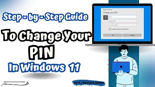 How to Change your PIN in Windows 11  Step By Step Guide [upl. by Inafetse]