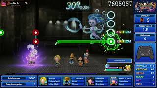 Theatrhythm Final Bar Line The Decisive Battle FF6 Ultimate SSS Perfect Chain [upl. by Ssilb609]