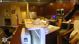 Body Cam Video Shows Floor Collapse Damage [upl. by Leontyne489]