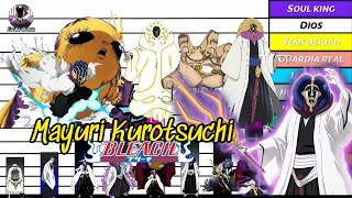 MAYURI KUROTSUCHI NIVELES DE PODER BLEACH TYBW TODOS [upl. by Sabsay615]