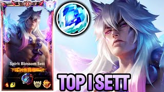 WILD RIFT SETT  TOP 1 SETT GAMEPLAY  GRANDMASTER RANKED [upl. by Noelyn846]