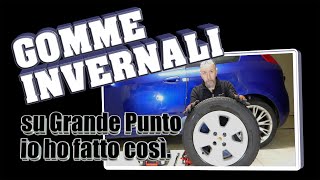 GOMME INVERNALI su cerchi OPEL per FIAT GRANDE PUNTO [upl. by Allin385]