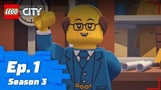 LEGO CITY  Season 3 Episode 1 Thank Hank 🙏👨 [upl. by Aynom790]