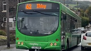 Transdev 62 Keighley to Silsden Then llkley Weight Eclipse Gemini Volvo B7TL [upl. by Arua]