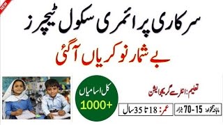 Latest teaching Jobs 2024  Government Teachers Jobs 2024 Announced [upl. by Rekcut667]