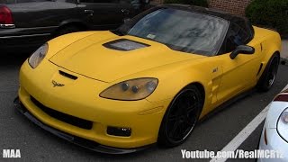 MATTE Yellow Corvette ZR1  Cars and Coffee [upl. by Pucida]