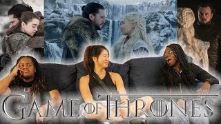 Game of Thrones  8x1 quotWinterfellquot REACTION [upl. by Eichman842]