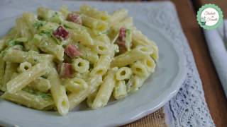 PASTA CREMOSA ZUCCHINE e PROSCIUTTO velocissima [upl. by Ellmyer]