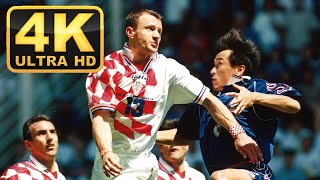 Japan  Croatia WORLD CUP 1998 Highlights  4K ULTRA HD 60 fps [upl. by Laurent67]