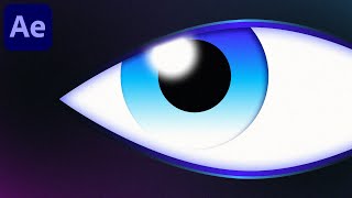 Eyes Motion Graphics Animation in After Effects  After Effects Tutorial [upl. by Jocelyne]