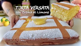 TORTA VERSATA CON CREMA AL LIMONE 🍋 ricetta facile di Tutti a tavola [upl. by Yhtac]