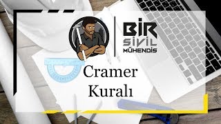 Nümerik Analiz Cramer Kuralı [upl. by Petit]