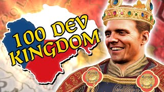 I Reached 100 DEVELOPMENT by Playing TALL in Crusader Kings 3 [upl. by Anasxor]