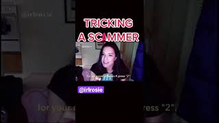 voice over skills vs idiot scammer  irlrosie [upl. by Mode]