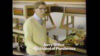 Ponderosa  Jerry Office president for Breakfast 1984 [upl. by Sand140]