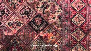 ペルシャシルクカーペット 色落ち修理 persian silk repair [upl. by Adnawt]