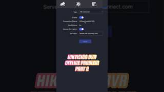 Hikvision DVR Offline Problem  Part 2 cctv cctvcamera hikvision [upl. by Uri513]