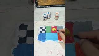 painting on tote bags  PINTEREST INSPIRED painting myartwork art ideas shortsfeed shortvideo [upl. by Kralc128]