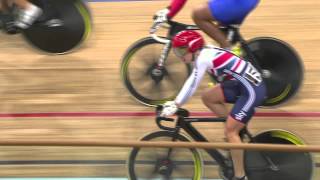 Womens Keirin Final Race  2013 UCI World Track Championships [upl. by Ivers]