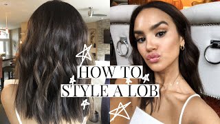 HOW TO STYLE A LOB  DACEY CASH [upl. by Lichtenfeld]