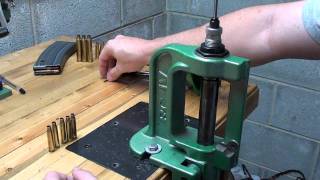 Part 1 Basic Reloading of a Rifle Cartridge 223 Remington [upl. by Rockwell918]