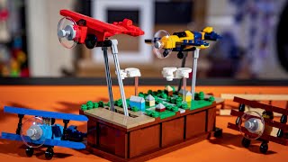 LEGO Airplane Dogfight Kinetic Diorama [upl. by Viens962]